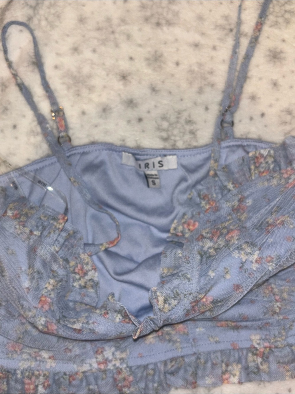 Blue Floral Skirt Set - Picture 3 of 4